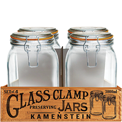 Kamenstein Clamp Jar Set