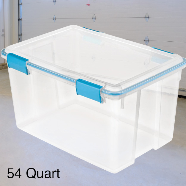 Sterilite 54 qt Gasket Storage Container