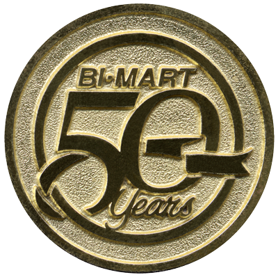 Bi-Mart 50-year anniversary coin