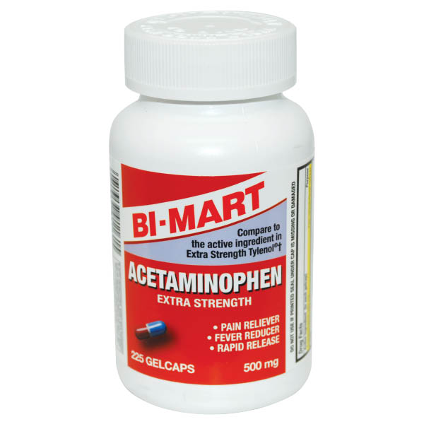 Bi-Mart 225 ct Extra Strength 500 mg Acetaminophen