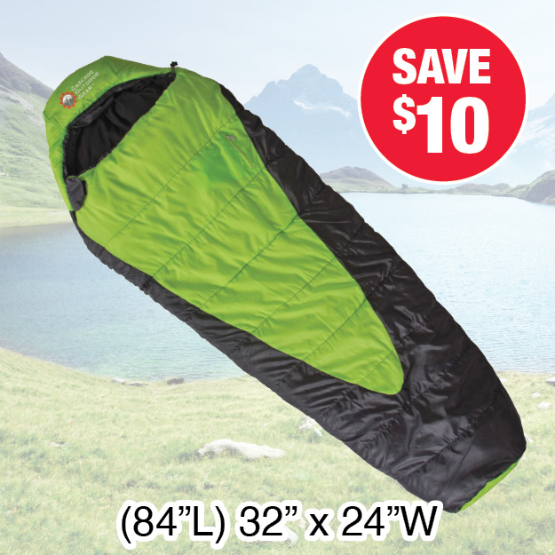 Cascade Outdoor Gear 0º Lost River Mummy Bag