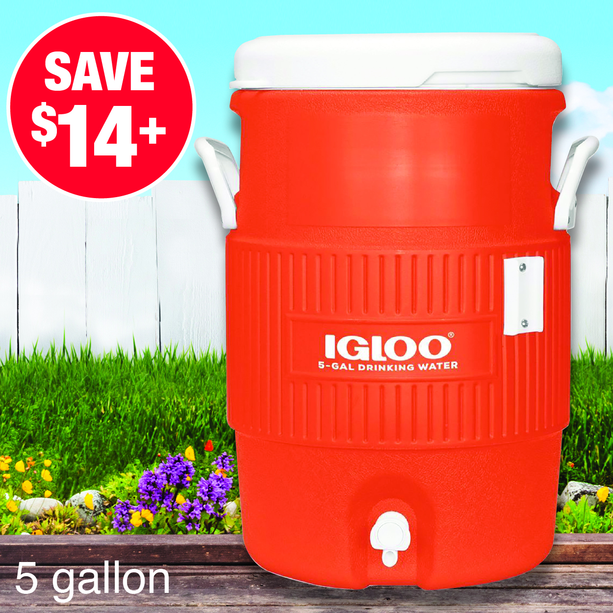 Igloo 5 gal Seat Top Dispense Cooler
