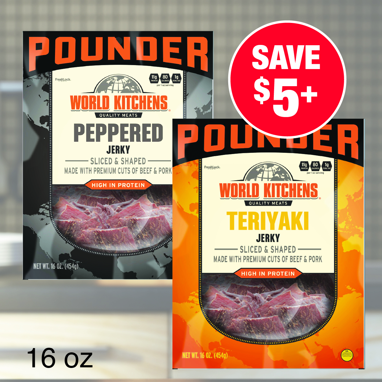 World Kitchens 16 oz Jerky