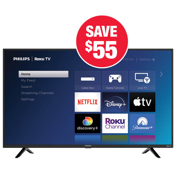 Philips 40 in Full HD Roku Smart TV