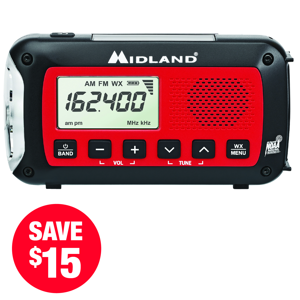 Midland Emergency Crank Weather Radio