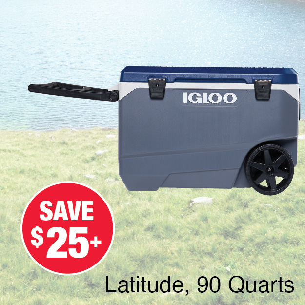 Igloo Latitude 90 qt Rolling Cooler