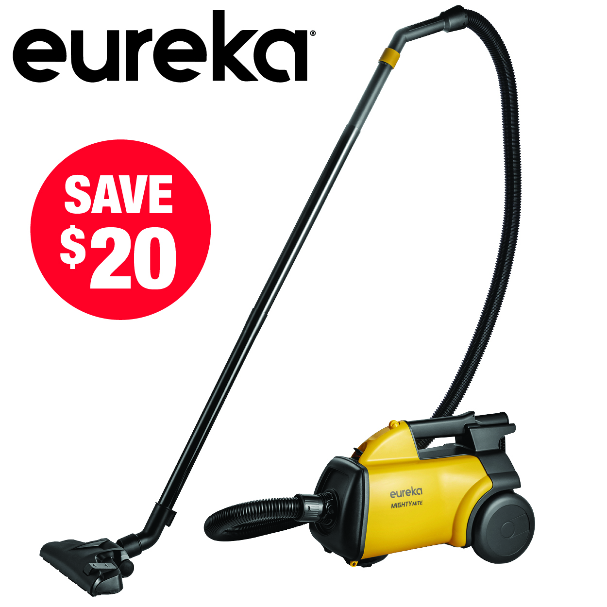 Eureka Mighty Mite Canister Vacuum