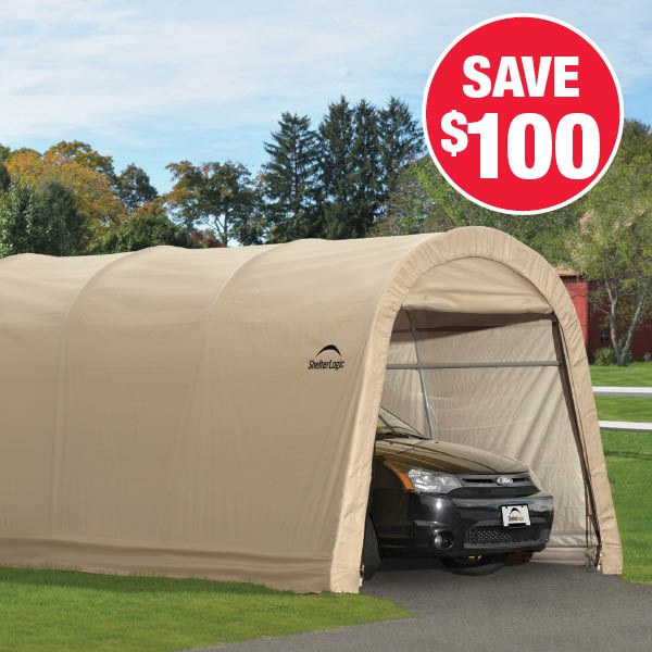 ShelterLogic 10'x20'Rounded Autoshelter