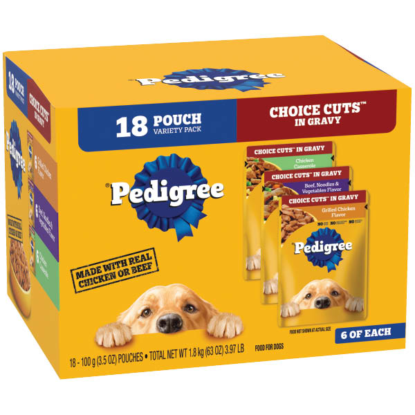 Pedigree 18 Pouch Variety Wet Dog Food