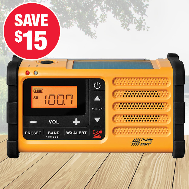 Sangean Emergency AM/FM Weather Radio