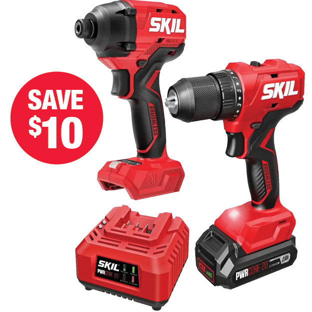 SKIL 20V 2-Tool Combo Kit