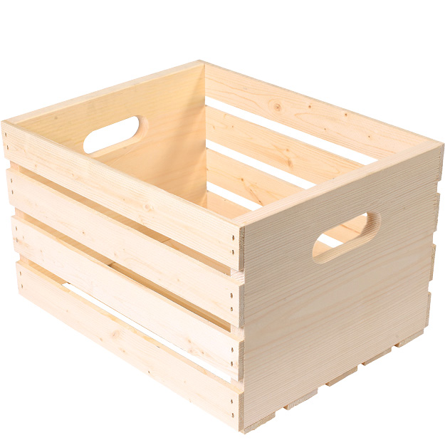 AdWood 18 inch Wood Crate