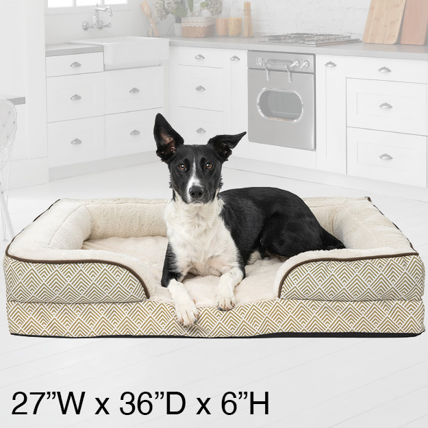 Stay Orthopedic Bolster Pet Bed