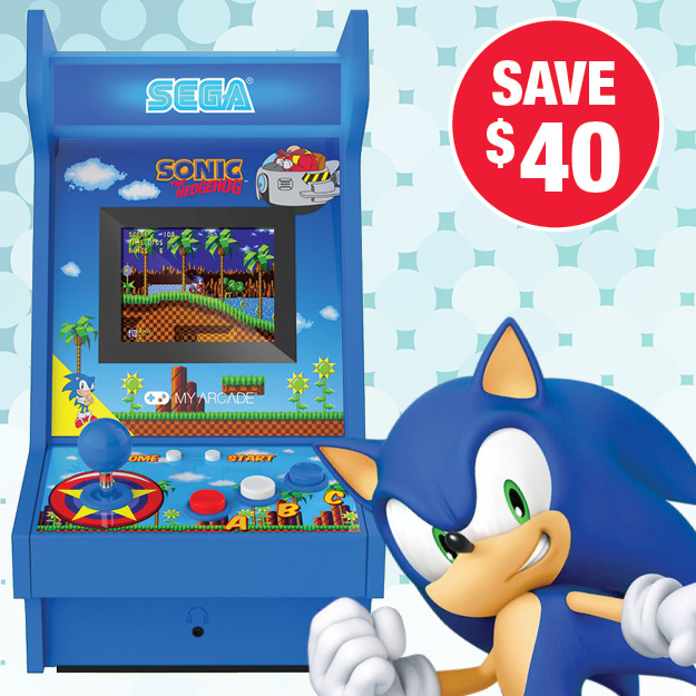 My Arcade Sonic the Hedgehog Tabletop Arcade
