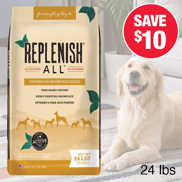 Replenish 24 lb Dry Dog Food