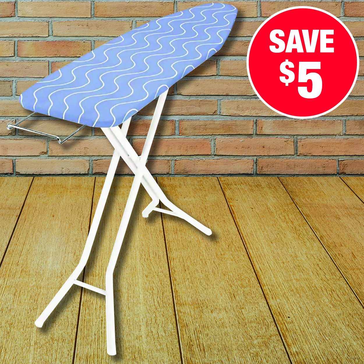 Smart Design 4-Leg Ironing Board