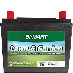Bi-Mart Lawn Garden Battery