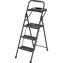 Momentum 3-Step Stool with Tray
