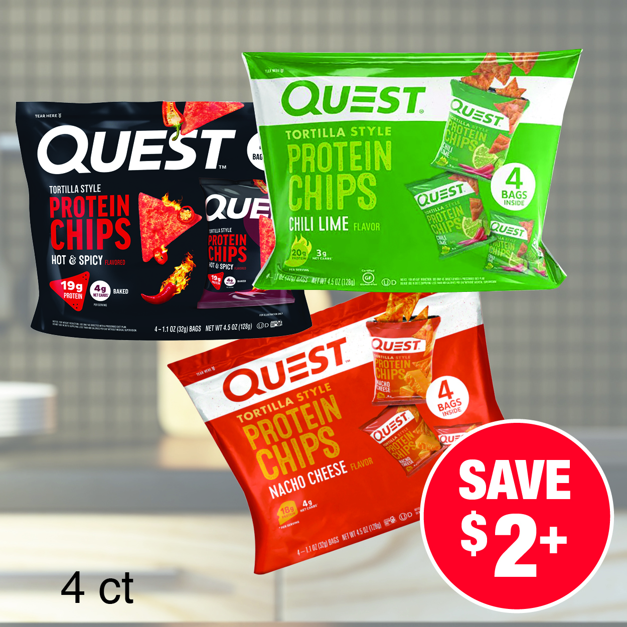 Quest 4 ct Protein Chips