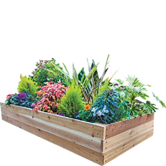 Real Wood Products 3x6 Raised Bed Kit