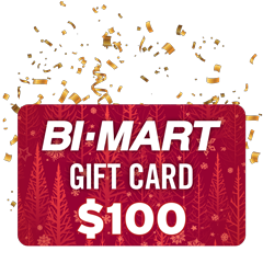 $100 Bi-Mart Gift Card