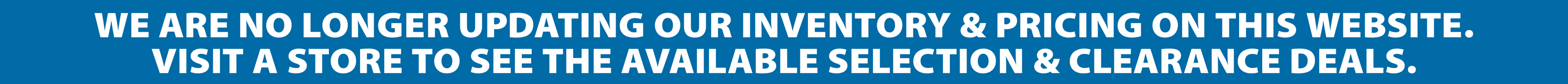 Thin banner message.