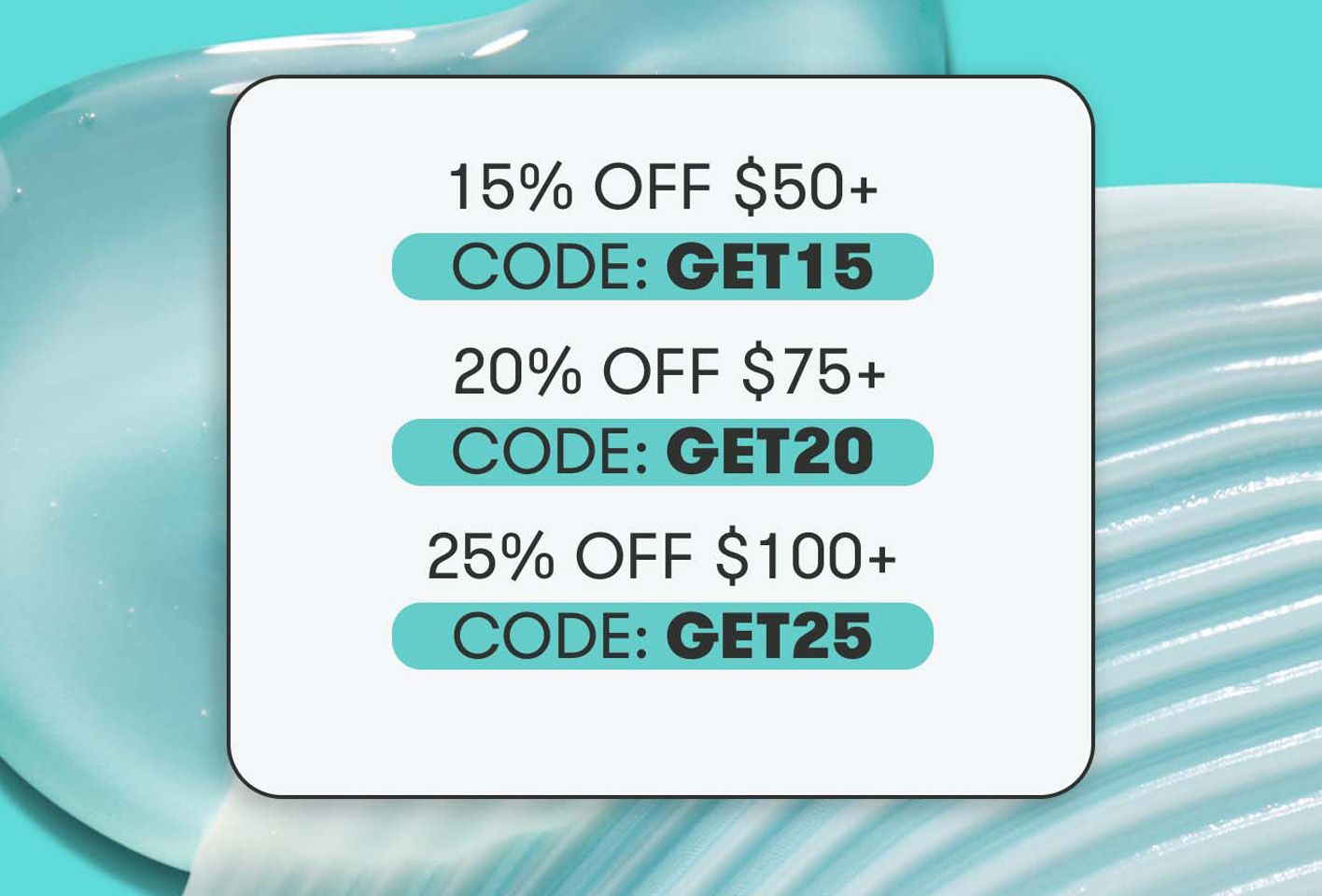 Buy more save more up to 25% off