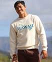 Hawaiian Islands - Coconut Dyed Long Sleeve Sweatshirt