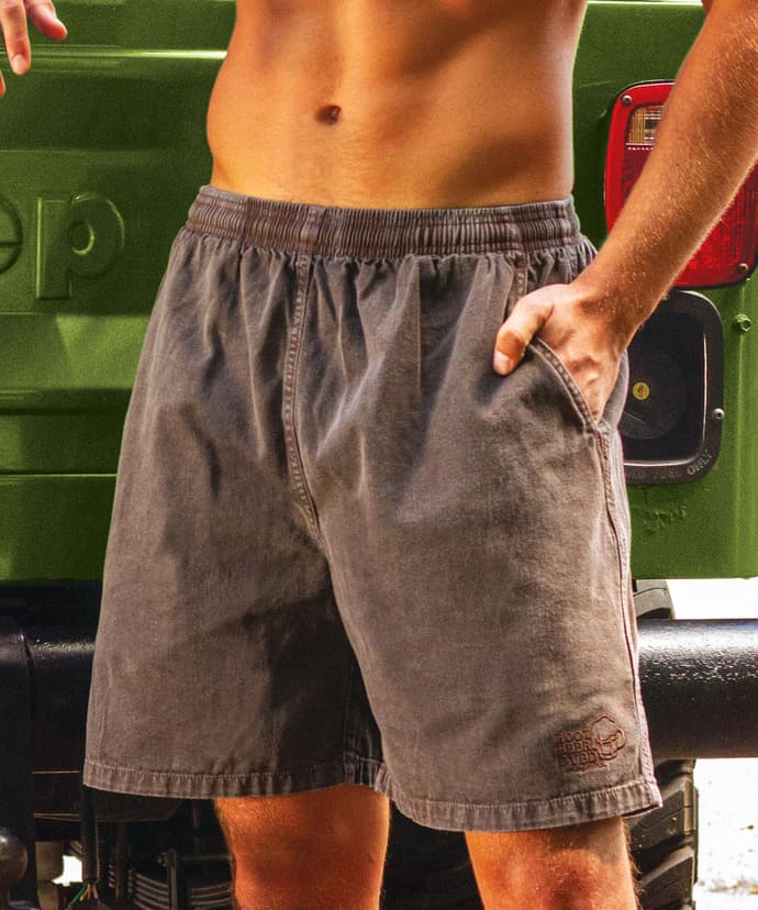 Root Beer Dyed Crazyshorts® Twill Shorts