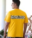 Humu Tribal Stripe - Pineapple Dyed Short Sleeve Crewneck T-Shirt