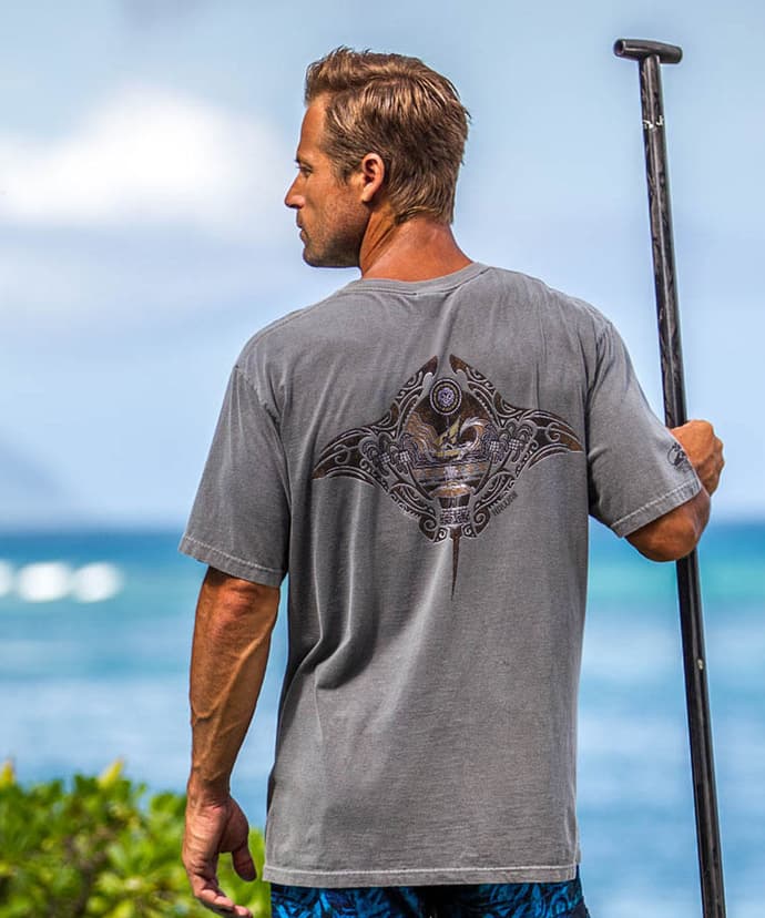 Maui Legend - Crater Dyed&amp;reg; Short Sleeve Crewneck T-Shirt