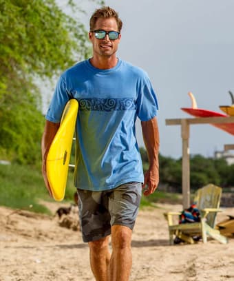 Koa Band - Blue Hawaii Dyed Short Sleeve Crewneck T-Shirt