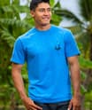 Lawaia Makau Ulua - Blue Hawaii Dyed Short Sleeve Crewneck T-Shirt