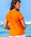 Protect Our Ocean Scenic - Apricot Dyed Short Sleeve Crewneck T-Shirt