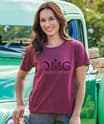 OMG Wine - Wine Dyed Short Sleeve Scoop Neck T-Shirt