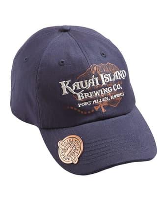 Kauai Island Brewing Co Logo - Navy Bottle Opener Hat