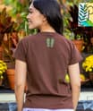 Shell Flops - Chocolate Dyed Short Sleeve Scoop Neck T-Shirt