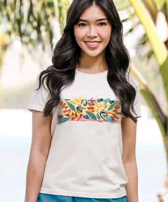 Pretty Bird - Coconut Dyed Short Sleeve Crewneck T-Shirt
