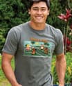 Hawaiian Humane Society Adopt A Dog Pickleball - Crater Dyed® Short Sleeve Crewneck T-Shirt