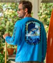 Sailfish Florida - Blue Hawaii Dyed Long Sleeve Crewneck T-Shirt