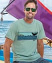 Woodcut Whale Band - Seaglass Short Sleeve Crewneck T-Shirt