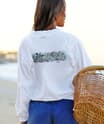 Sea Band - White Long Sleeve Lightweight Pullover