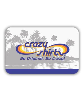 Crazy Shirts Logo Gift Card - White