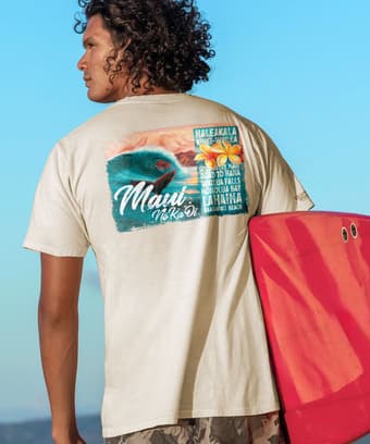 Maui Life - Coconut Dyed Short Sleeve Crewneck T-Shirt