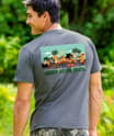 Hawaiian Humane Society Adopt A Dog Pickleball - Crater Dyed® Short Sleeve Crewneck T-Shirt