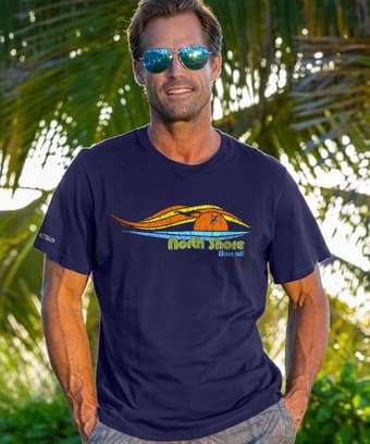 Sunset Band - Indigo Short Sleeve Pima T-Shirt