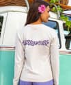 Twirling Band Swirls - Coconut Dyed Long Sleeve Crewneck T-Shirt