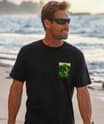Koolau Sunset - Black Short Sleeve Crewneck T-Shirt