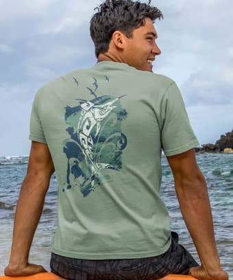 Tribal Strike - Seaglass Short Sleeve Crewneck T-Shirt