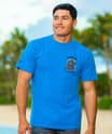 Grateful Dead Bear House - Blue Hawaii Dyed Short Sleeve Crewneck T-Shirt